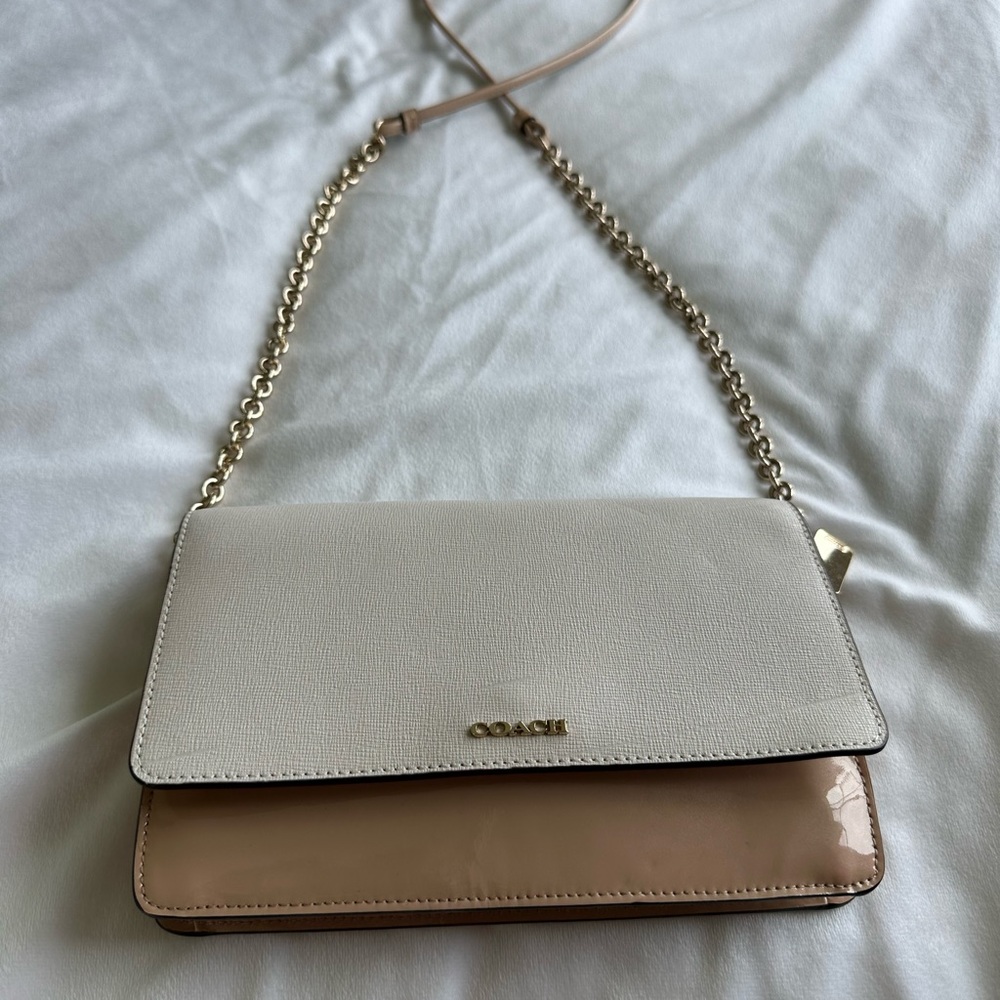 Coach two tone bag